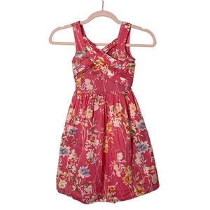 Bloome de Jeune Fille Girls Pink Floral Dress Girls Size 8 Party Twirl Dress